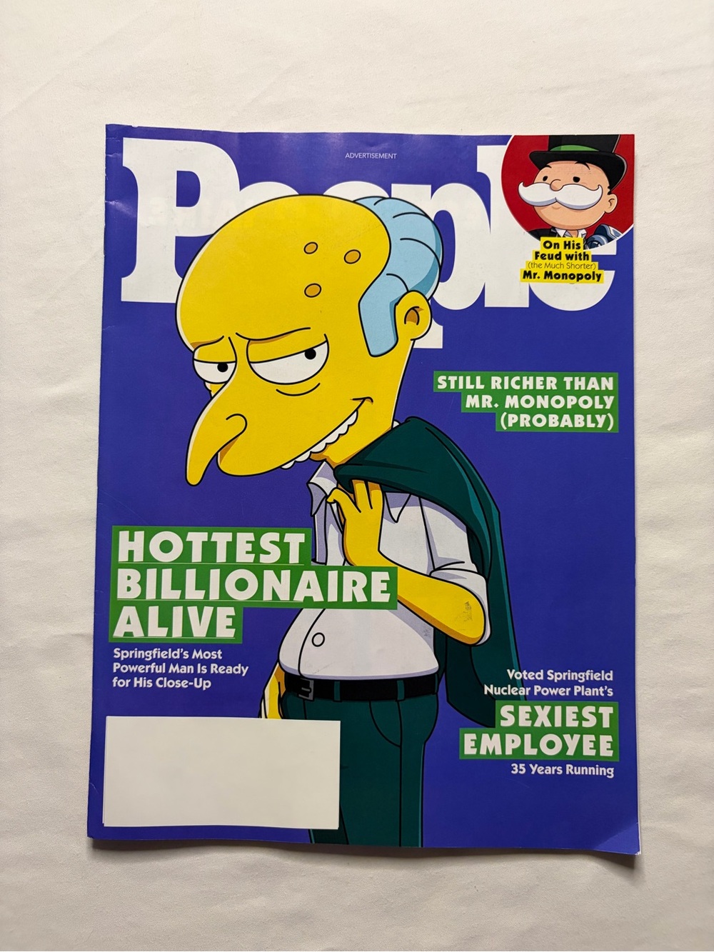 People Mr. Burns “Still Richer Billionaire” Issue June 2026 Magazine